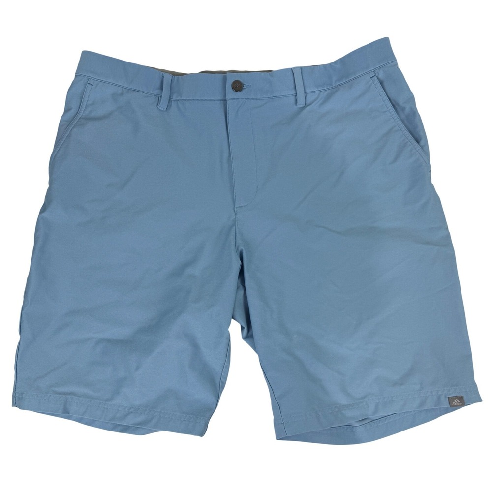 Adidas Golf‎ Shorts Mens 40 Blue Performance Stretch Flat Front Activewear